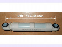 Амортизатор для стиральной машины Электролюкс, Занусси 80N 185-265мм,(втулка-11*24 пластик) 78ZN001